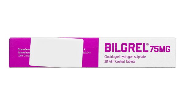 Bilgrel 75mg phòng ngừa các biến cố huyết khối do xơ vữa động mạch (2 vỉ x 14 viên)