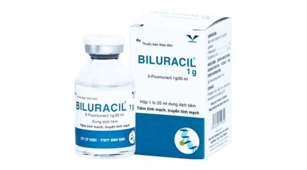 Dung dịch tiêm Biluracil 1g/20ml điều trị carcinom vú, dạ dày, đại tràng chai 20ml