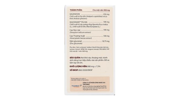 Bình Vị Thái Minh hỗ trợ giảm viêm loét dạ dày lọ 80 viên