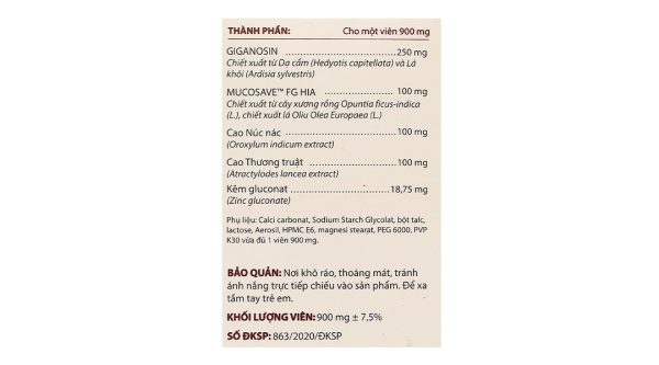 Bình Vị Thái Minh hỗ trợ giảm viêm loét dạ dày lọ 80 viên