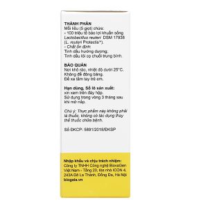 Men vi sinh Biogaia Protectis Baby Drops bổ sung lợi khuẩn lọ 5ml