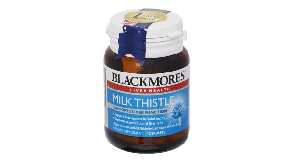 Blackmores Milk Thistle bảo vệ gan, hỗ trợ quá trình phục hồi gan lọ 42 viên