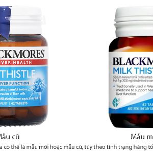 Blackmores Milk Thistle bảo vệ gan, hỗ trợ quá trình phục hồi gan lọ 42 viên