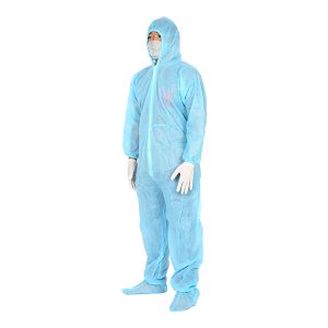 Bộ bảo hộ y tế An Nhiên màu xanh