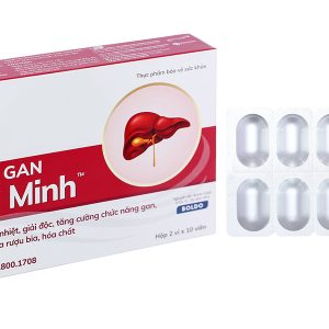 Bổ Gan Thái Minh hỗ trợ giải độc, tăng cường chức năng gan hộp 20 viên