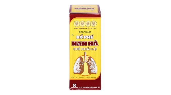 Siro Bổ Phế Nam Hà Chỉ Khái Lộ trị ho cảm, viêm phế quản chai 125ml
