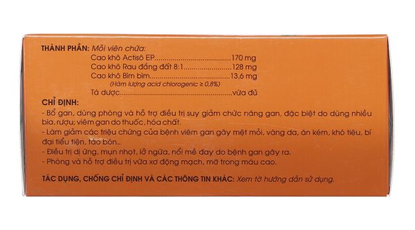 Boganic Forte hỗ trợ trị bệnh lý gan mật, mỡ máu (5 vỉ x 10 viên)
