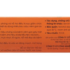 Viên bao phim Boganic hỗ trợ trị suy giảm chức năng gan, viêm gan (5 vỉ x 20 viên)