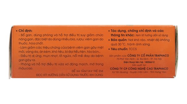 Viên bao phim Boganic hỗ trợ trị suy giảm chức năng gan, viêm gan (5 vỉ x 20 viên)