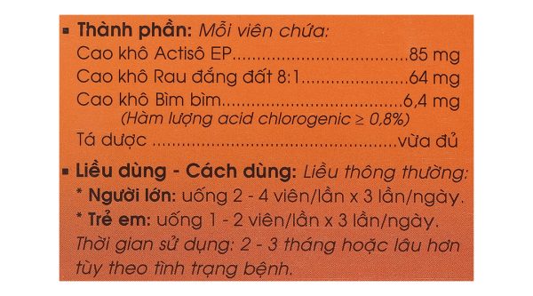 Viên bao phim Boganic hỗ trợ trị suy giảm chức năng gan, viêm gan (5 vỉ x 20 viên)