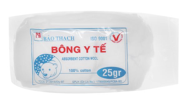 Bông gòn sợi dài Bảo Thạch gói 25g