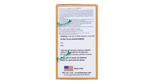 Boni Gut+ giúp đào thải acid uric, hỗ trợ giảm bệnh gút chai 60 viên