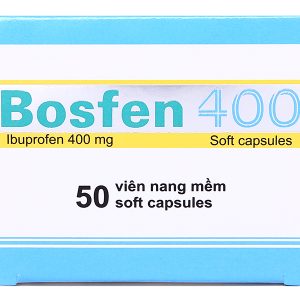 Bosfen 400 giảm đau, hạ sốt, kháng viêm 400mg (5 vỉ x 10 viên)