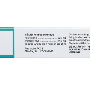 Bostacet trị cơn đau trung bình đến nặng (2 vỉ x 10 viên)