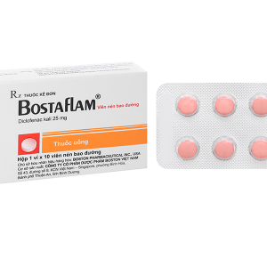 Bostaflam giảm đau, kháng viêm xương khớp (1 vỉ x 10 viên)