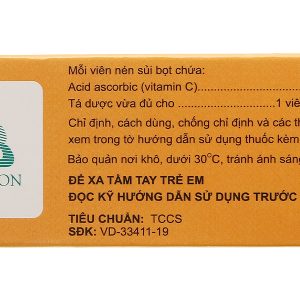 Viên nén sủi bọt Boston C 1000 trị tình trạng mệt mỏi tuýp 10 viên