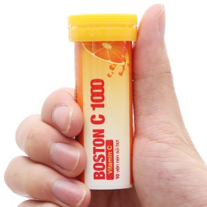 Viên nén sủi bọt Boston C 1000 trị tình trạng mệt mỏi tuýp 10 viên