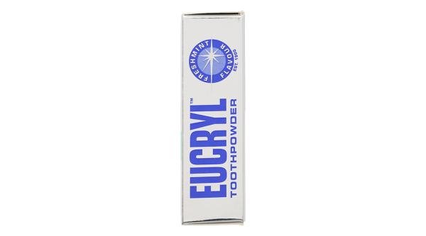 Bột đánh trắng răng Eucryl Toothpowder giúp răng sáng bóng, chắc khỏe hộp 50g