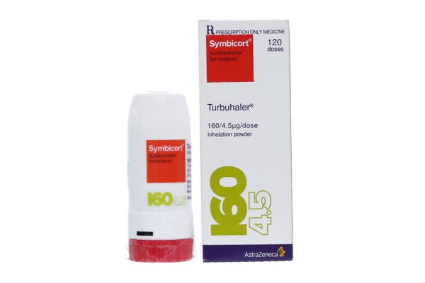 Bột hít phân liều Symbicort Turbuhaler 160/4.5mcg/liều trị hen suyễn lọ 120 liều