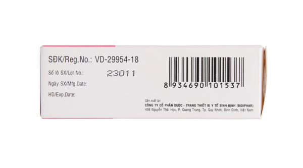 Bột khô pha tiêm Hydrocortison Bidiphar 100mg chống viêm, dị ứng (1 lọ bột + 1 ống 2ml)