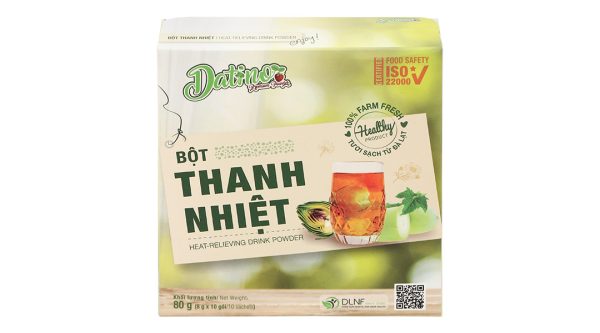 Bột Thanh Nhiệt Datino hỗ trợ thanh nhiệt, mát gan, lợi tiểu hộp 10 gói x 8g