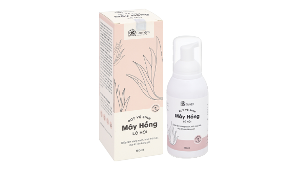 Bọt vệ sinh phụ nữ Mây Hồng Lô Hội giúp khử mùi, kháng khuẩn chai 150ml