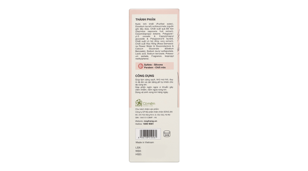 Bọt vệ sinh phụ nữ Mây Hồng Lô Hội giúp khử mùi, kháng khuẩn chai 150ml