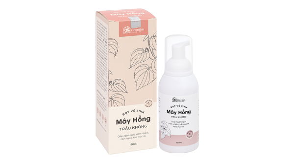 Bọt vệ sinh phụ nữ Mây Hồng Trầu Không giúp khử mùi, kháng khuẩn chai 150ml