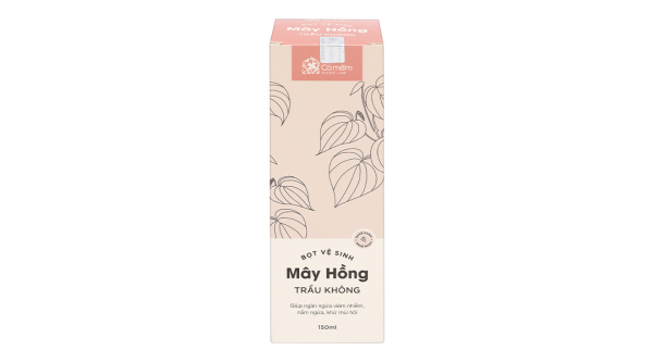 Bọt vệ sinh phụ nữ Mây Hồng Trầu Không giúp khử mùi, kháng khuẩn chai 150ml
