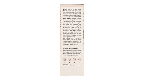 Bọt vệ sinh phụ nữ Mây Hồng Trầu Không giúp khử mùi, kháng khuẩn chai 150ml