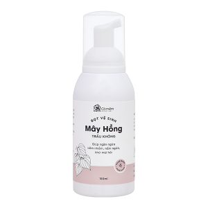 Bọt vệ sinh phụ nữ Mây Hồng Trầu Không giúp khử mùi, kháng khuẩn chai 150ml