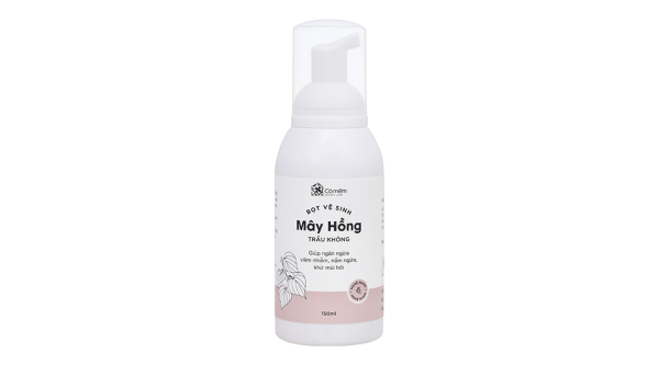 Bọt vệ sinh phụ nữ Mây Hồng Trầu Không giúp khử mùi, kháng khuẩn chai 150ml