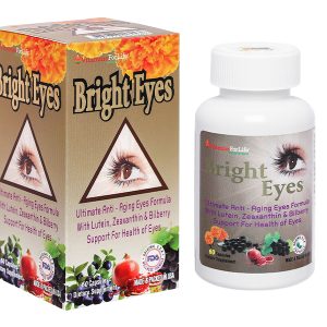 Bright Eyes bảo vệ điểm vàng, ngừa thoái hóa mắt hộp 60 viên