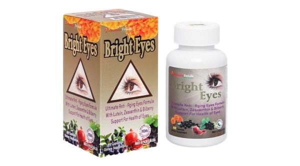 Bright Eyes bảo vệ điểm vàng, ngừa thoái hóa mắt hộp 60 viên