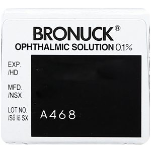 Dung dịch nhỏ mắt Bronuck 0.1% trị viêm sau phẫu thuật mắt lọ 5ml