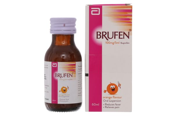 Hỗn dịch uống Brufen 100mg/5ml giảm đau, hạ sốt chai 60ml
