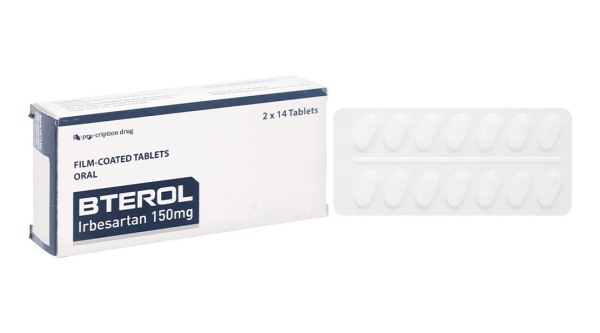 Bterol 150mg trị tăng huyết áp (2 vỉ x 14 viên)