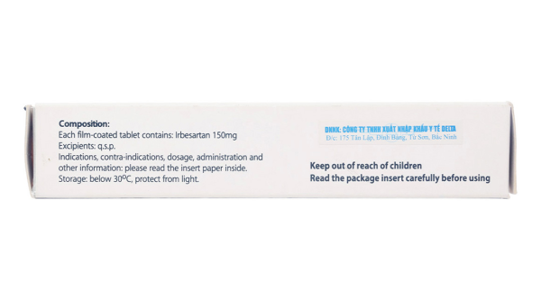 Bterol 150mg trị tăng huyết áp (2 vỉ x 14 viên)
