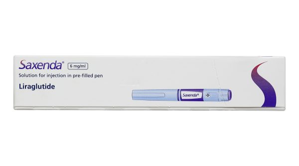Bút tiêm Saxenda 6mg/ml giảm cân nặng, hỗ trợ cho chế độ ăn giảm calo (3 cây x 3ml)