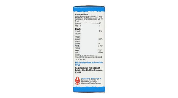 Dung dịch khí dung Buto-asma 100mcg trị triệu chứng hen phế quản bình 200 liều