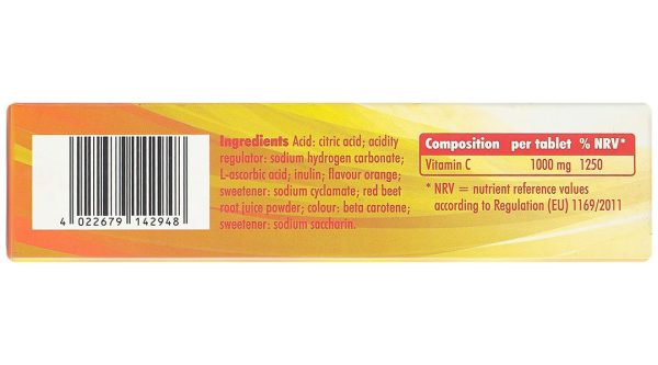 Viên sủi C-Ger 1000 tăng sức đề kháng tuýp 20 viên