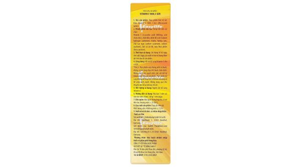 Viên sủi C-Ger 1000 tăng sức đề kháng tuýp 20 viên