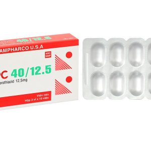 CadisAPC 40/12.5 điều trị tăng huyết áp nguyên phát (3 vỉ x 10 viên)