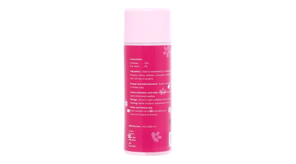 Hỗn dịch bôi da Calamine trị dị ứng, ngứa, rôm sảy chai 120ml