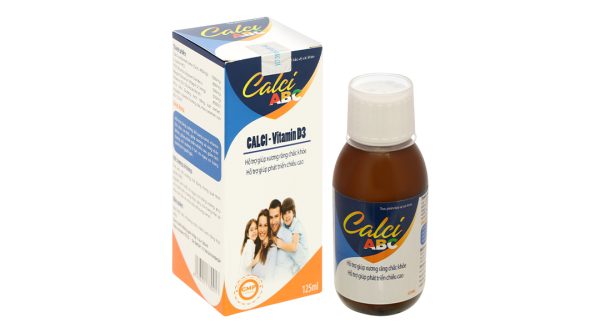 Siro Calci ABC giúp xương và răng chắc khỏe chai 125ml