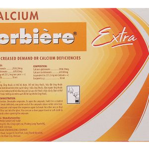 Dung dịch uống Calcium Corbière Extra điều trị loãng xương, còi xương (30 ống x 10ml)