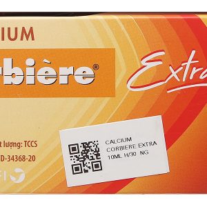Dung dịch uống Calcium Corbière Extra điều trị loãng xương, còi xương (30 ống x 10ml)