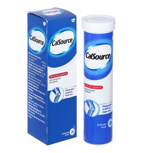 Viên nén sủi bọt CalSource bổ sung canxi tuýp 20 viên