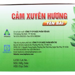 Cảm Xuyên Hương Yên Bái trị cảm cúm, cảm lạnh (10 vỉ x 10 viên)