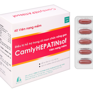 Camlyhepatinsof điều trị hỗ trợ trong rối loạn chức năng gan (12 vỉ x 5 viên)